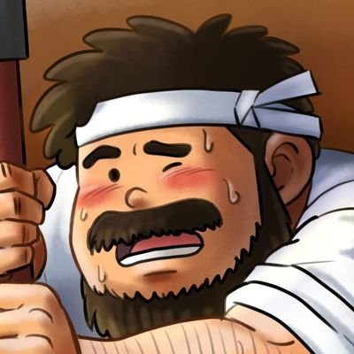 ガチムチ熊系をこよなく愛する成人向け創作垢🐻🔞/18歳未満閲覧NG/2026年九州コミティアに参加したくて、同人誌制作中…