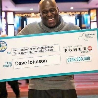I'm Dave Johnson the winner of power ball lottery winner of 298.3 million dollars and I'm ready to give out $50,000 to any random person who are ready to claim