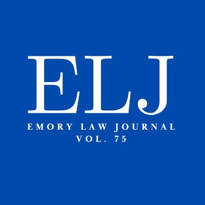 The student-edited Emory Law Journal has published academic, professional, and student-authored pieces on the full range of legal subjects since 1978.