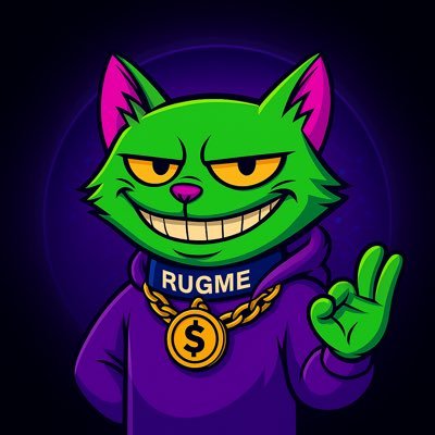 The only honest scam on Solana… sike (or not?). Experimenting with Solana, memes & degen culture. dev: @all_in_xyz / @_rugme_