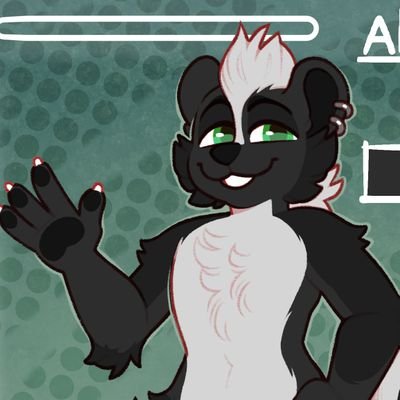 Striped Skunk/Male/24/Dom/Rp/Pred/ Friendly, but very stinky ;3