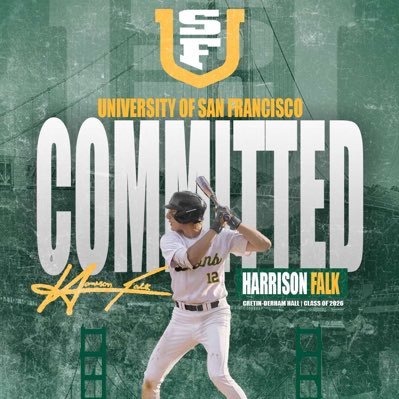@SFDonsBaseball | 2026 | OF | Cretin-Derham Hall Baseball | GPA-4.18 | Harrisonfalk19@gmail.com |