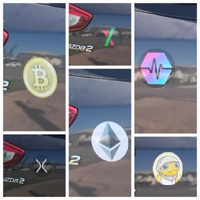 Crypto Car Magnets for sale anywhere anytime any amount.
Make a statement while you drive.