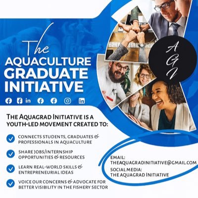 TheAquaGrad's profile picture. 🎓 The AquaGrad Initiative (AGI)
A community for Aquaculture students & graduates in Nigeria.
🤝 Connect • Learn • Grow • Advocate