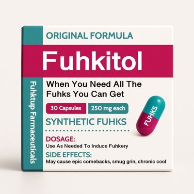 FUHKITOL IS HERE! 💊 When you need all the $FUHKS you can get, get Fuhkitol. 💊 CA: DGV2uS5T8mdP6vVdqXEdwE5HD6KtYvu59j6sMsdEpump 💊 TG https://t.co/dMWAylAykI