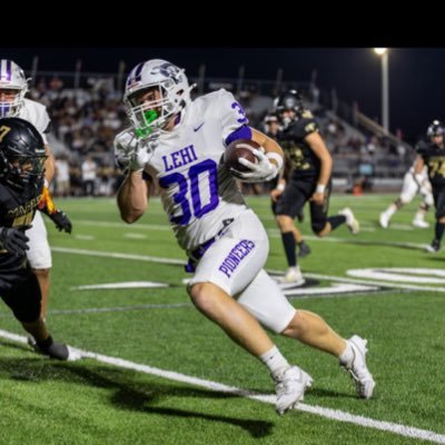 SamVerbecky2027's profile picture. Lehi HS c/o “27 || RB || 5’10 190lbs || 3.3 GPA || Football || 801-897-7473 || NCAA ID- 2506624970