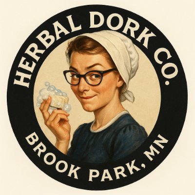 HerbalDork's profile picture. Proudly dorky, wildly natural — handmade soaps, candles, and farm-fresh goods from Brook Park, MN.