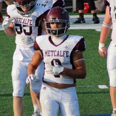 Metcalfe County HS ‘27 •ILB/ATH• #0•Ht-5'11• Wt-200•GPA-3.5• 970-301-7335• 40⏱️-4.80•NCAA ID#2502507210 First Team All Conference LB