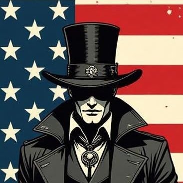 Goth/Industrial patriot.
Liberty looks good in black