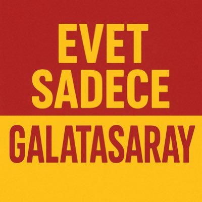 EvetSadeceGS's profile picture. 💛❤️Sadece Galatasaray. Evet, sadece Galatasaray'ımızın paylaşımlarını paylaşıyoruz #EvetSadeceGS 🦁