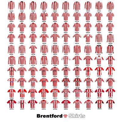 https://t.co/eBLx37263V An illustrated history of the kits of Brentford Football Club. DM for kit drawing commissions