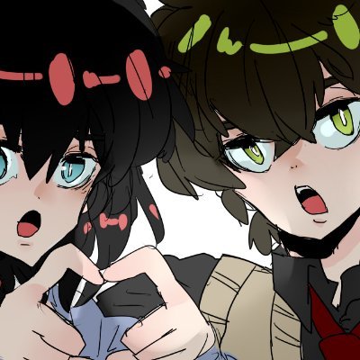 腐女子!🐽🍥🐽(🍥🐽も読み、🐽🍥を描く)(付き合ってない)ツイステ君は💀🐙💀。にょたゆり大好き。可愛い子には攻をさせろ!ケツで攻を抱く受が好きなんだ。頼むから逃げてくれ。 成人済み。 AI学習禁止 フォロバ慎重