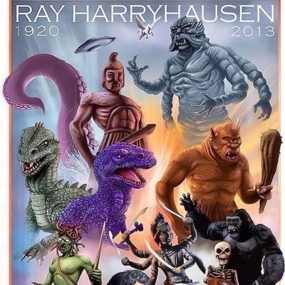 A fan of Giant Monsters, Dinosaurs, Aliens, and Creatures from science fiction, mythology, and fantasy in entertainment (1918-Present)