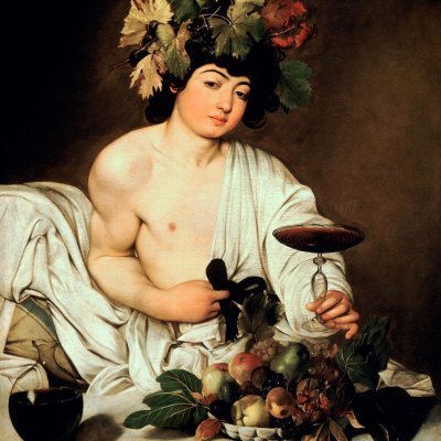 Syncretic Greek atomism.
'The Bacchus' by Caravaggio
'Super Dark Black Background' by Cindhyade
🏳️🌈
