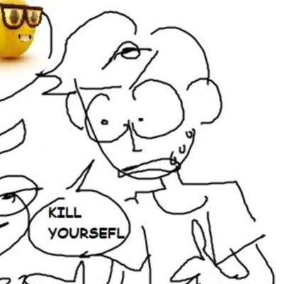 I try to be funny but end up being weird | I do art for @thedharmites | he/him | 13 | THE WHITEST GUY EVER1!1!1!1 | pfp and banner drawn by someone on insta idk