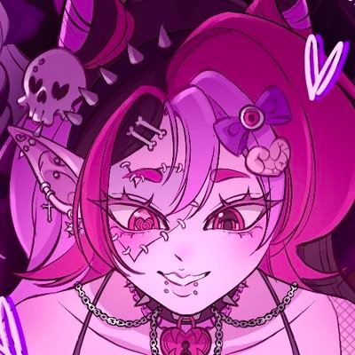 ꒰💗 https://t.co/eAhJzKj7yo﹕taken @l4riat1_1 💜
☠️/♡ horror gutzy zompire ꒰🦴꒱
𖼐 · ガッツのある ゾンビ ⸝⸝ 🔪
𖥦 🧠 ˚ ࿔ #gutzygloomi. @VGhoulZ_ !!
🖇\ Menhera メンヘラ