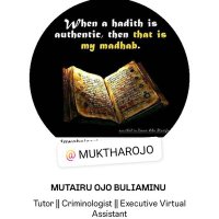 MUTAIRU OJO BULIAMINU (@muktharojo) 's Twitter Profile