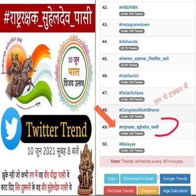 जय हो महाराजा सुहेलदेव पासी 🚩