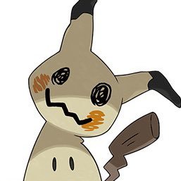 常に布をかぶって生活している。布の中のミミッキュの正体を見たものは、謎の病に苦しむと信じられており、絶対に見てはならないとアローラ地方ではいわれている。自分の姿をピカチュウに似せているのは、20年ほど前にピカチュウのグッズが流行った際、実は寂しがりやのミミッキュが、その姿なら人間と仲良くできると考えたためなのだ。