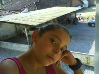 uma menina a paixonada