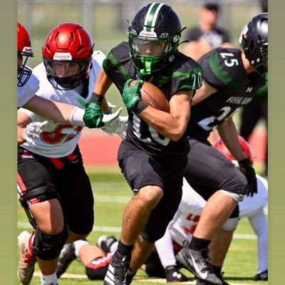 Running Back | Safety | ATH | #7, #20 |
Class of 2029 | 3.86 GPA |
Fossil Ridge High School | 5'10 | 180 lbs |
Multi-Sport Athlete -
Football | Track