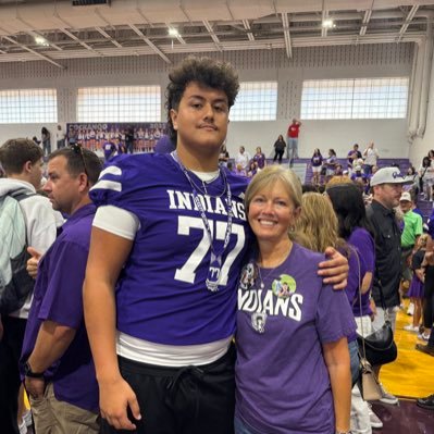 Port Neches-Groves football mom 🏈 💜🤍#77💜🤍@rafaelblack2026