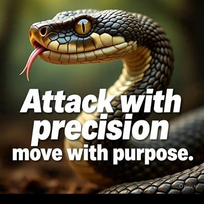 🤫Silence is my power. 🧠Strategy is my weapon. 🐍Strike with strategy, not just venom.Strike First, Fear Later, Talk Never.