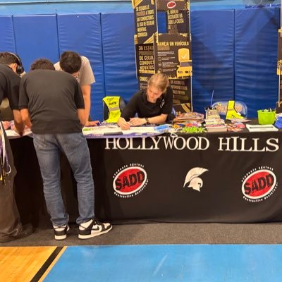 The Hollywood Hills High School' Students Against Destructive Decisions & Teens Safe Drivers. Join the Fight in Empowering Today's Youth for healthier & safer!