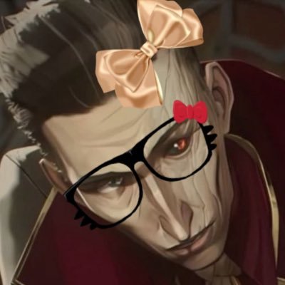 My daughter told me to make an account. They/He. Twink. I like bows. Ambessa ❤️ (Silco parody RP acc, she/her admin, basic dni applies, dni proshippers, etc)