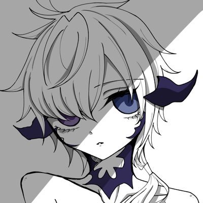 20↑ FFXIV illustration │ #Atelier_Éther #0A0017💜 │ 中性ﾌｨﾉｱｳﾗ💜💙/ｻﾝｸうさぎ🐇🖤￤ 【skeb https://t.co/PP9pdBqqM9】￤【お題箱 https://t.co/WzQ3PsY66V】