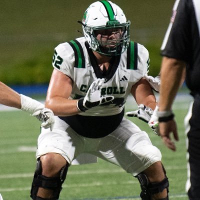 Southlake Carroll 27’ | 6’1 | 283lbs | C/G | 335 bench | 540 Bk Squat | 4.6 5-10-5 | 5.15 40yd