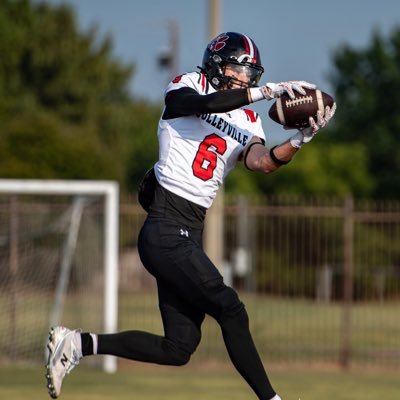 Ethan6Jackson's profile picture. Colleyville Heritage Tx • 2027 6’5” 200 ⚾️ L/L-OF/IF/LHP | 🏈 DE/TE/WR 817•988•9856 https://t.co/qQaecBhnJt