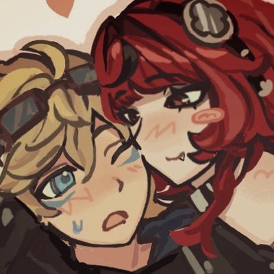 𐙚 — valentine ₊ ⊹ 17 + ezreal riako !! i draw ; pfp by deathbykismet