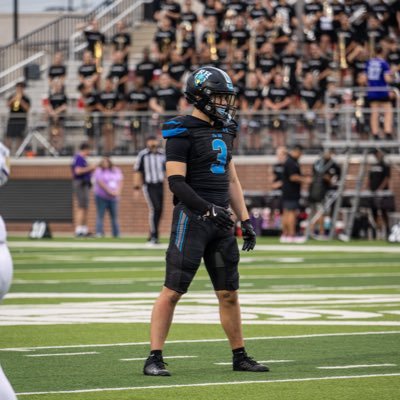 2027 | ATH/LB | 6’2” 210lbs | 4.5 40yrd | 11.04 100m | 32Vert | Rock Hill High School (TX) | NCAA ID# 2410440332 HC: @coachmarkwilk