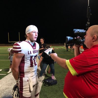 ‘26 QB | 6’2 200| 4.6 GPA | 290lb Clean | 1st team all area | League Special Teams MVP | 3 Sport Varsity Athlete. | HC: Juan.ruiz@desertsands.us