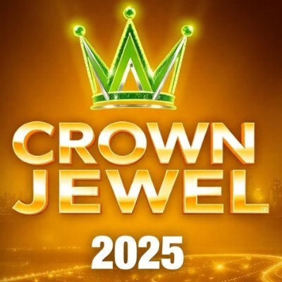 WWECrownJewels's profile picture. "👑🤼 WWE Crown Jewel 2025 @WWECrownJewels – where legends collide, titles are defended & epic moments shine on the global stage!"  #WWE #CrownJewel2025