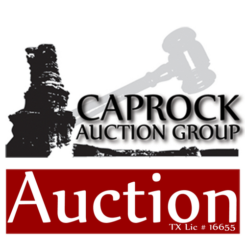 CaprockAuctions's profile picture. Asset Liquidation = Always Interesting. Real Estate, Equipment, Business Liquidations, Estate, and Benefit Auctions. 
806 410 0644
info@caprockauctions.com