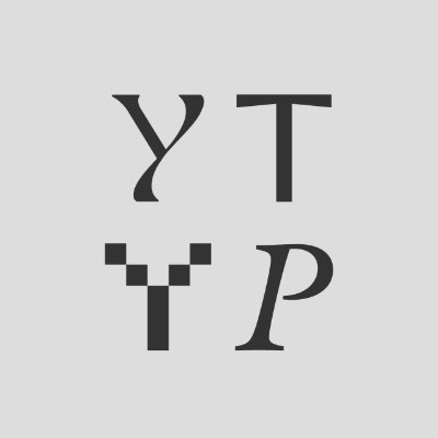 ykr_typ's profile picture. YouTubeでフォントやタイポグラフィにまつわるゆっくり解説を投稿しています