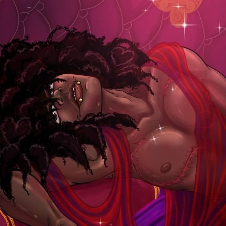 salem / 25 y/o / agender aro lesbian / black / proshippers fuck off / 🔞 MINORS DNI / multifandom / thinkin abt sea creatures/ pfp by @/blueberra // on hiatus