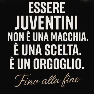 cargio70's profile picture. Fino alla fine
Sempre Forza Juve
⚪⚫💪💪💪
#CeferinOut