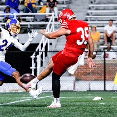 @uwa_football K/P - John Curtis Christian Alum - Alabama A&M Alum