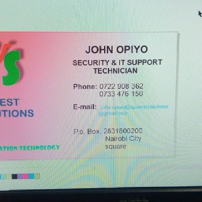 oderajohn68's profile picture. network and security system's installer, sales and marketing.