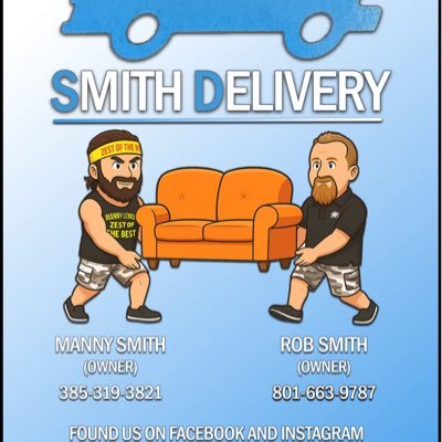 smithDeliveryut's profile picture. Smith deliver here to serve the community. Located in Layton Utah. Willing to deliver all over the valley. Contact us now for your delivery needs. 801-663-9787