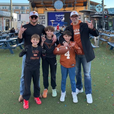 Brody and Beckham’s Dad / All Gas. No Brakes. Horns Up. HOOK ‘EM!