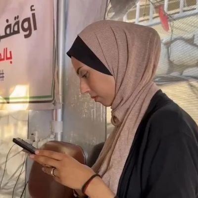 The light of the Harazins CGTN correspondent, And a journalist from Gaza 🇯🇴