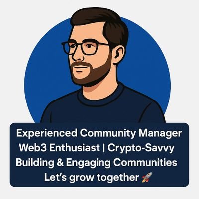 Experienced Community Manager | Web3 Enthusiast | Crypto-Savvy | Building & Engaging Communities | Let’s grow together 🚀