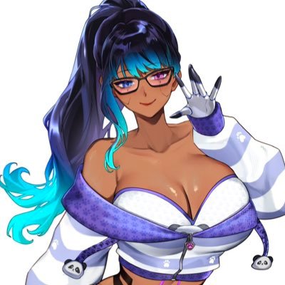 🐼✨ Cybernetic Panda Vtuber | 🖥️ Variety Streamer 🎮 Energetic, chaotic & fun! 🔧 Half tech, half fluff 💜 #VTuber #ENVtuber design mama/Lunifura #saberitaart