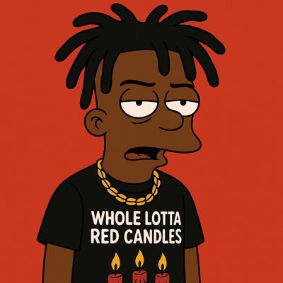 playsolcarti's profile picture. Whole lotta red candles