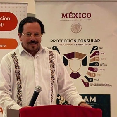 Papá, Diplomático🇲🇽Cónsul Protección @consulmexmtl Derechos de diáspora en Quebec y P.Atlánticas🇨🇦, antes DCM en🇬🇭, coop/cultura en🇸🇻& consulares en🇲🇦