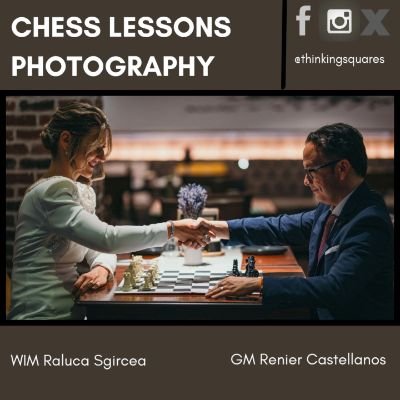 ♔♕
(IM) Renier Castellanos and (WIM) Raluca Sgircea. Available for chess lessons and always looking for tournaments to play. We love chess photography too.